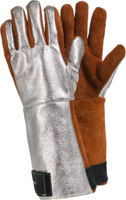 Produktbild von Lederhandschuh TEGERA 585 | 1 Paar grau, Cat.III, 3344X, Gr. 8