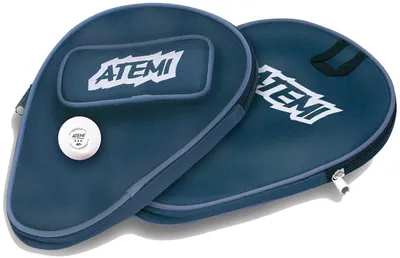 Immagine prodotto di Coperchio per racchetta da ping pong Atemi con scomparto per palline v.3 BL
