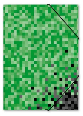 Produktbild von ITENGA Gummizugmappe Sammelmappe A4 PP Motiv PIXEL