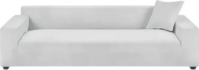 Obrázek produktu pro Ruhhy 26182 Elastický potah na rohovou pohovku 190 -230 cm, polštář 45 x 45 cm, světle šedá
