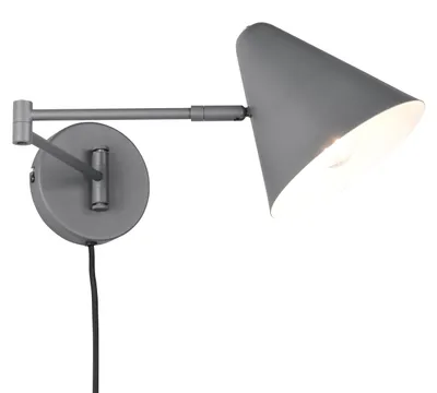 Immagine prodotto di TRIO Lampada da parete Cosima 263970142, attacco E14, senza LED, grado di protezione IP20, colore antracite