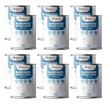 Produktbild von Gaczoo, Hundefutter Nass, Nassfutter Hunde, Thunfisch, 96,2% Fleisch, 12 Stück