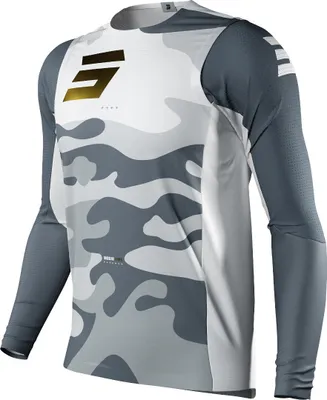 Produktbild von Shot Aerolite Prime Motocross Jersey, grau, M