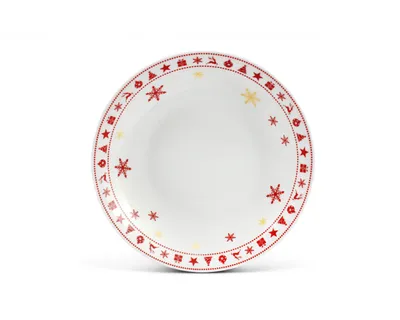Zdjęcie produktu dla Świąteczna porcelana, głęboki talerz, 22 cm, czeska porcelana, Leander