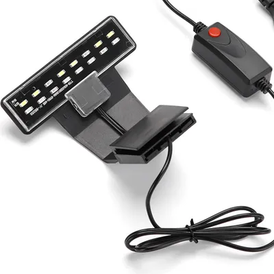Produktbild von NX3 LED Aquarium Beleuchtung, blau-weißes Licht für 10–45 cm Aquarien, ultradünn, hohe Helligkeit für Wasserpflanzen, energieeffizient