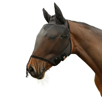 Produktbild von Kerbl Covalliero Fliegenschutzmaske Cob mit Ohrenschutz & Nüsternkordel