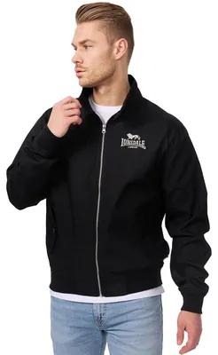 Image de Veste Lonsdale Harrington pour hommes, couleur:black, taille:M