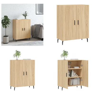 Obrázok produktu pre vidaXL Príborník Sonoma dub 69,5x34x90 cm materiál na báze dreva - Príborník - Príborníky - Skriňa - Úložná skriňa