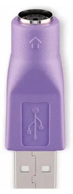 Image de GOOBAY Adaptateur USB 68918, type A sur mini-DIN 6, violet