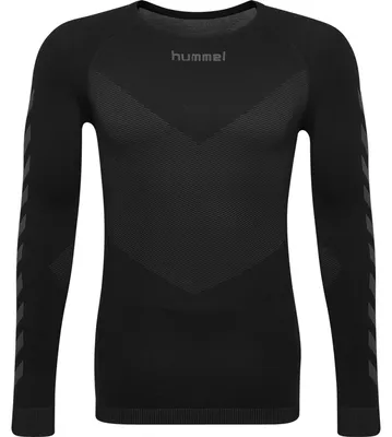 Image de Hummel First Seamless Jersey L/S maillot à manches longues fonctionnel maillot de compression noir 202638-2001, taille:XS/S