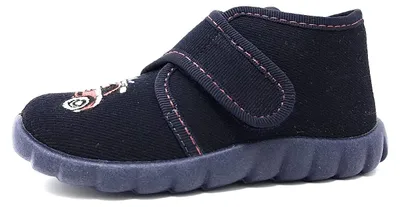 Produktbild von Fischer Kinder Hausschuh Jungen Feuerwehr bestickt Klett knöchelhoch 0500, Größe:21 EU, Farbe:Blau