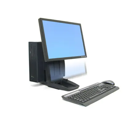 Produktbild von Ergotron Neo Flex All-In-One Lift Stand, 7,2 kg, 61 cm (24"), 75 x 75 mm, 100 x 100 mm, Schwarz