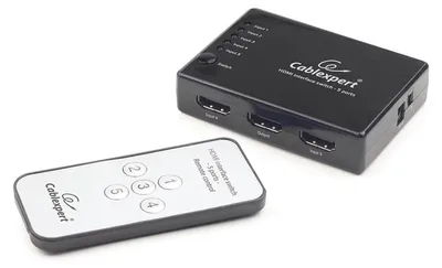 Produktbild von Gembird HDMI Switch 5-Port, Multiport Verteiler