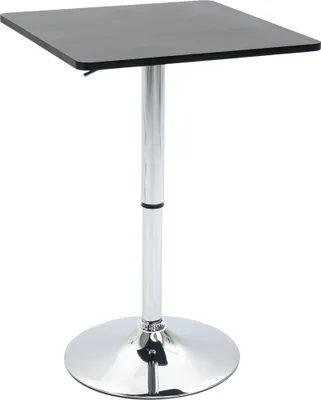Produktbild von HöhenverstellbarerBartisch,360°drehbar,kratzfesteFüße,stabileMetallbasis,Schwarz/Silber