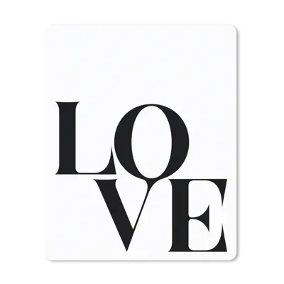 Produktbild von MuchoWow® Mauspad Mousepad Text - Liebe - Zitate 30x40 cm - Mousepads - Maus Mat - Pad - Mausunterlage - Mausmatten