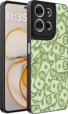 Productafbeelding van Geschikt voor:Motorola Edge 50 telefoonhoesje met geldmotief - TPU achterkantbescherming met geldontwerp - Smartphonica