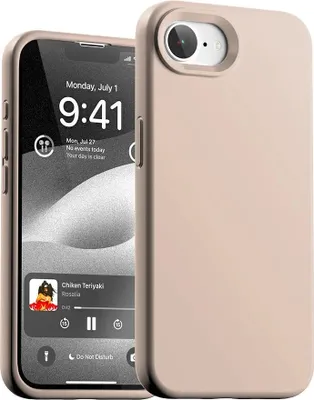 Produktbild von Quecksilber-Silikonhülle für Iphone 16E Rosa und Sand