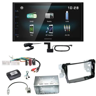 Produktbild von Kenwood DMX-125DAB Bluetooth MP3 USB DAB+ Autoradio Einbauset für Hyundai i40 VF