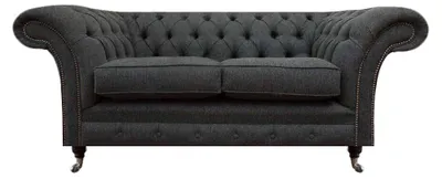 Image de Chesterfield gris foncé Canapé deux places Designer Canapé Meubles