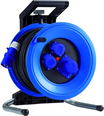 Produktbild von HEDI K3000TFC Kunststoff-Kabeltrommel Plus 320, Camping-Variante, leer