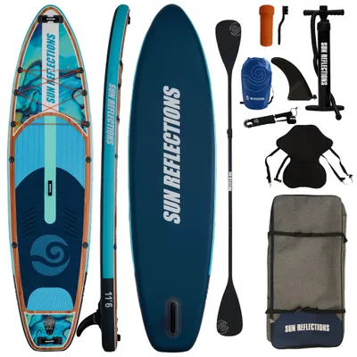 Produktbild von Nafukovací SUP deska Sun Reflections XXL 11'6" Combo