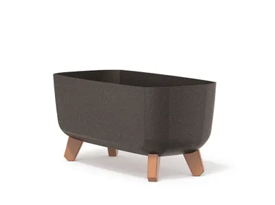 Produktbild von Prosperplast Blumentopf GRACIA CASE Eco Wood Kaffee 39 cm