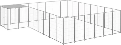 Produktbild von Hundezwinger Silbern 15,73 m² Stahl , Sonstiges Hundezubehör Design 2024