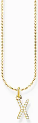 Image de Thomas Sabo - KE2263-414-14-L45V - Collier - Femmes - 925er Argent - 18K plaqué or jaune - 38-45cm