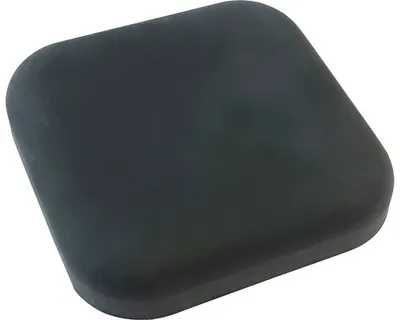 Obrázek produktu pro Dveřní zarážka 45x45mm, černá, 2 ks