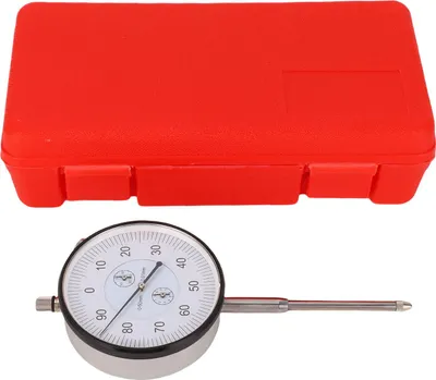 Produktbild von 0,01 mm Messuhr, Bereich 0–50 mm, stoßfestes mechanisches Messgerät für präzise Bearbeitung