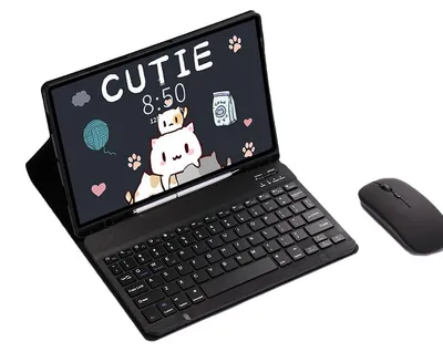 Obrázok produktu pre INF Sada Bluetooth klávesnice a myši pre Samsung Tab S7/S8 (11-palcový) - klasická čierna