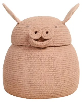 Produktbild von Lorena Canals Peggy The Pig Aufbewahrungskorb | Aufbewahrungskörbe