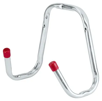 Wandhaken, verzinkt, mit Gummikappen, 2 Stück