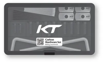 Produktbild von KT Hydrofoil ALU Schraubensatz SCHWARZ Einheitsgröße