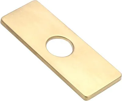 Produktbild von RVS Gootsteen Abdeckplatte für Küchenarmatur - Bad und Gold - Einzelstück