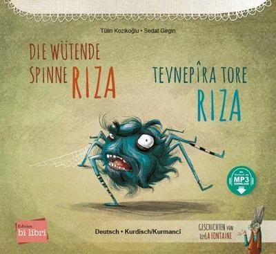 Produktbild von Die wütende Spinne Riza (Deutsch-Kurdisch/Kurmancî)