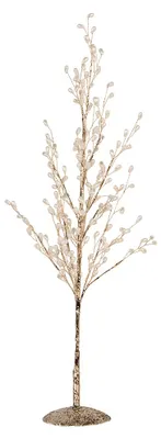 Immagine prodotto di Clayre & Eef Decorazione albero 9x9x50 cm metallo bianco