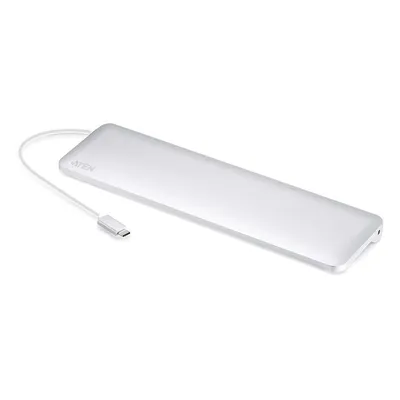 Obrázok produktu pre ATEN UH3234-AT, Kábel, USB 3.2 Gen 1 (3.1 Gen 1) Type-C, 60 W, 10,100,1000 Mbit/s, Strieborná, Microsd (transflash), MicroSDHC, MicroSDXC, SD, SDHC, SDXC