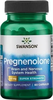 Zdjęcie produktu dla Pregnenolon 50 mg 60 kapsułek Swanson Health Products