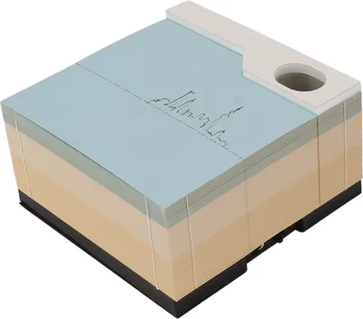 Zdjęcie produktu dla 3D Memo Pad Sticky Notes Paper Craft DIY Home Decoration Holiday Gifts z pudełkiem do przechowywania