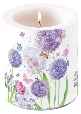 Produktbild von Dekorkerze mittel - Flower beauty