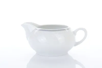 Image de Thun 1794 Pot à lait bas, porcelaine tchèque, Opale, 0,22 l, dentelle, gris, Thun