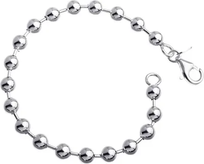 Produktbild von SILBERKETTEN STORE Kugelkette Armband 6mm - 925 Silber, Länge wählbar von 16-25cm - 22cm
