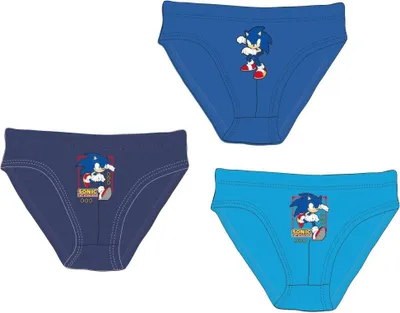 Obrázek produktu pro Dětské kalhoty Sonic the Hedgehog 3-pack 9/10 let
