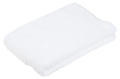 Produktbild von GÖZZE New York Duschtuch voluminöses weiches saugstarkes Baumwoll-Duschtuch mit Streifendesign Weiss 70 x 140 cm