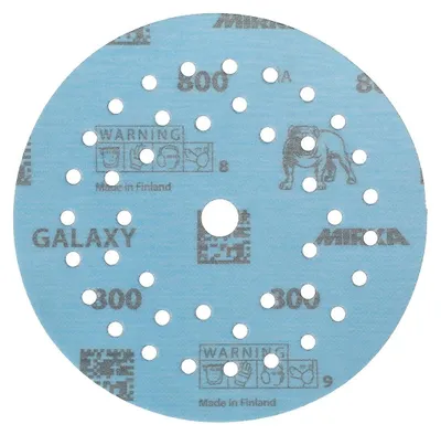 Immagine prodotto di Disco di levigatura adesivo GALAXY Grip Multifit 125mm K.800 f.HO/metallo/vernice/cu.