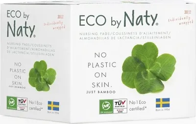 Immagine prodotto di Cuscinetti per il seno ECO Naty per donne che allattano (30 pezzi)
