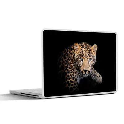 Produktbild von MuchoWow® Laptop Aufkleber Sticker Cover Panther - Schwarz - Tiere 40x30 cm - Laptop Dekoration - Selbstklebend
