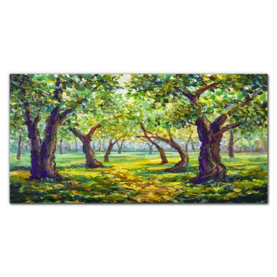 Produktbild von Coloray Bild aus Leinwand 120x60 Leinwand Dekoration - Wald Natur