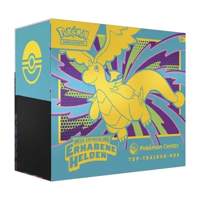 Produktbild von Pokemon Erhabene Helden Pokémon Center Top-Trainer-Box